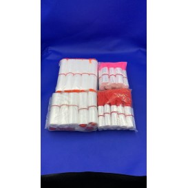 8" X 8" STRING BAG ( RED STRING )