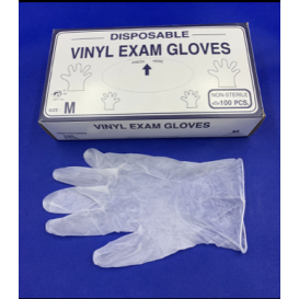 VG-WP WHITE VINYL GLOVE