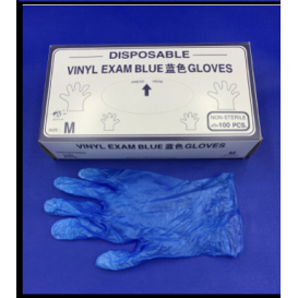 VG-BP BLUE VINYL GLOVE