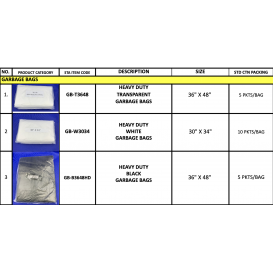 Garbage Bags GB Series