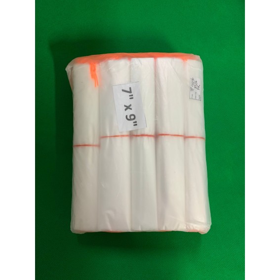 7" X 9" STRING BAG ( ORANGE STRING )